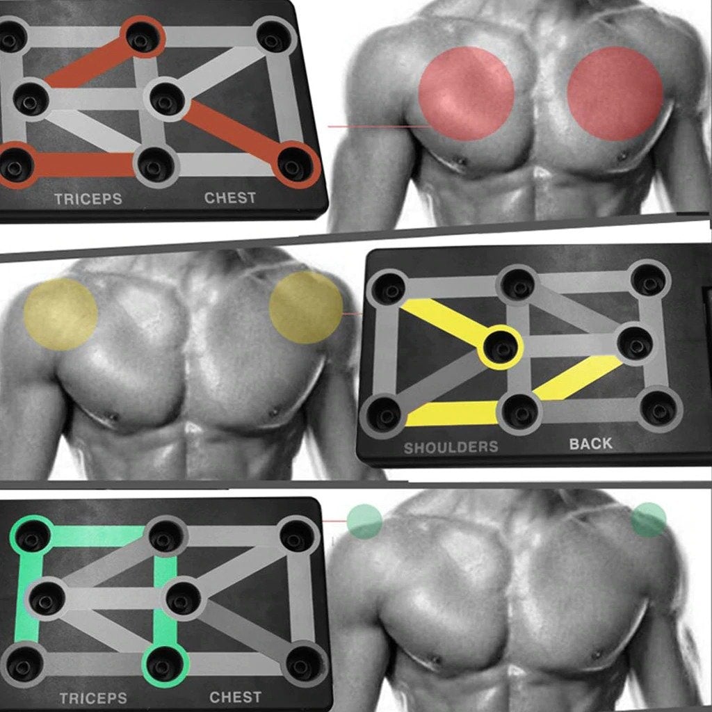9-in-1 Push Up Board β Home Workout