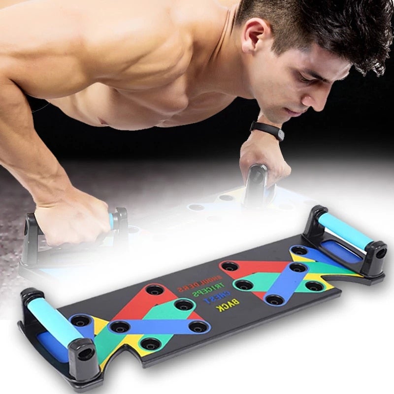 9-in-1 Push Up Board β Home Workout
