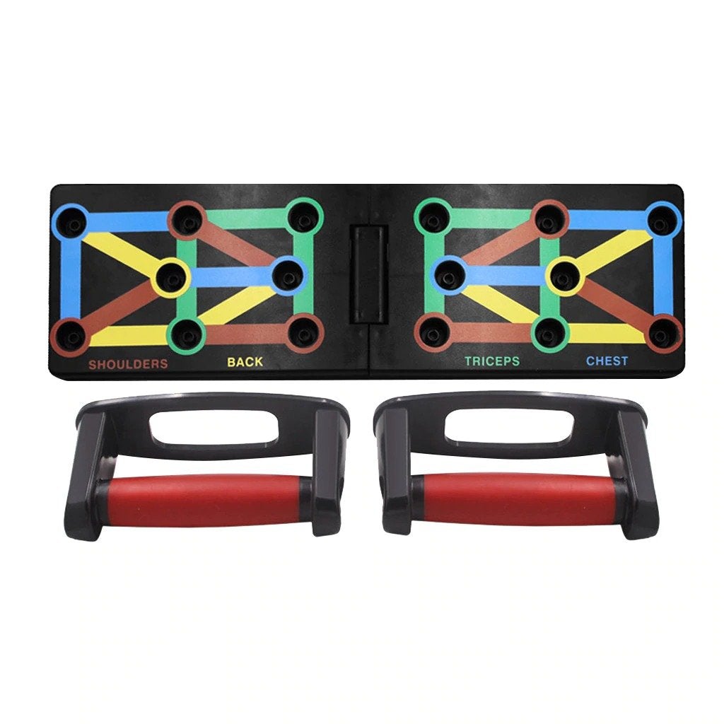 9-in-1 Push Up Board β Home Workout