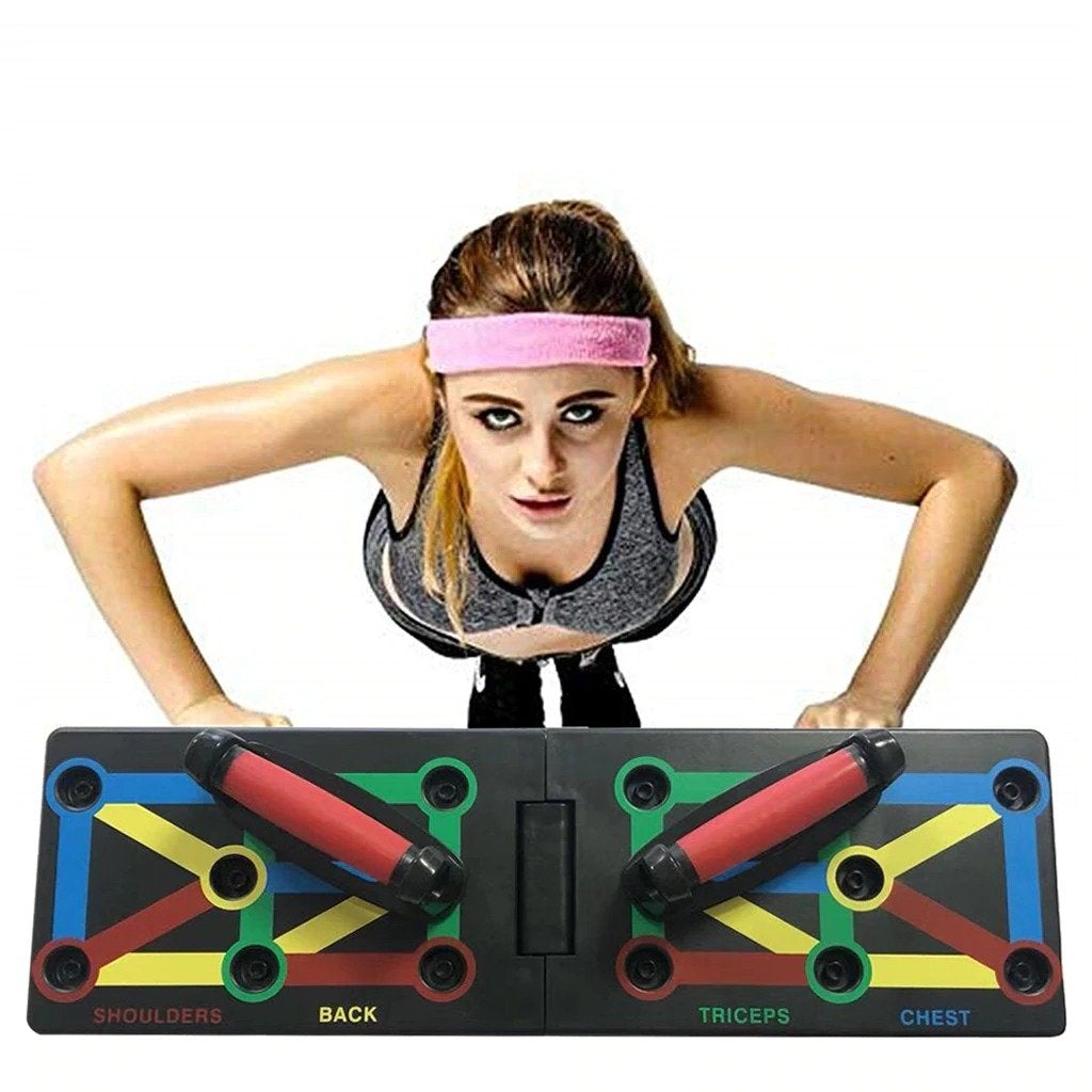 9-in-1 Push Up Board β Home Workout