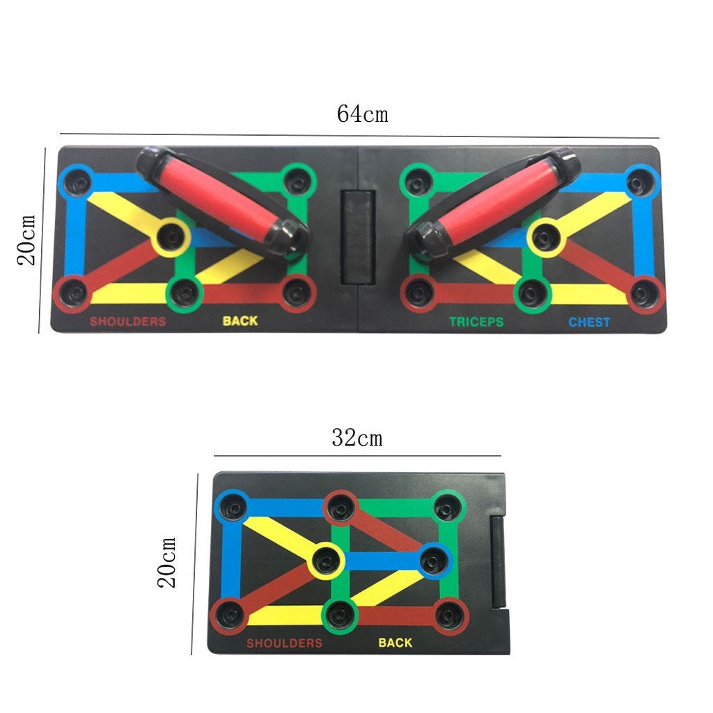 9-in-1 Push Up Board β Home Workout